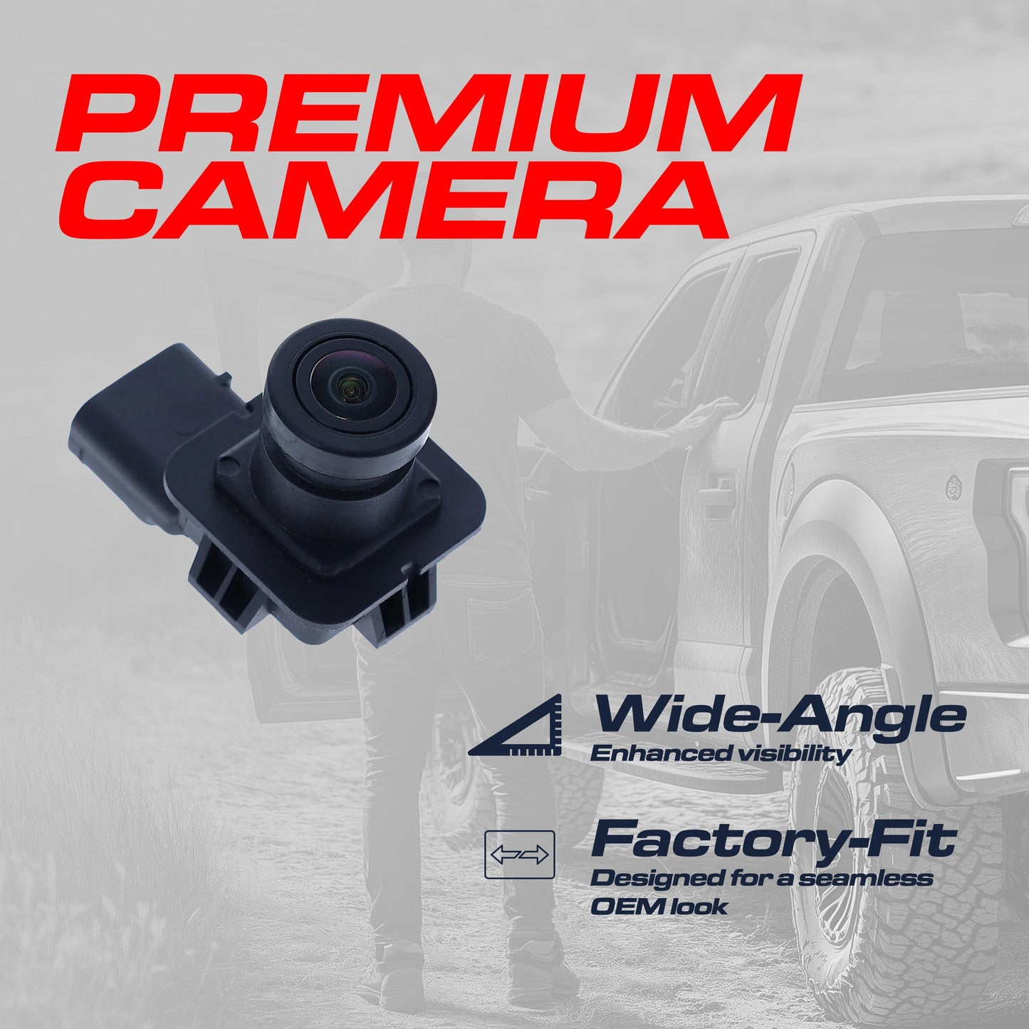 Master Tailgaters OEM backup camera for Ford Escape (2017-2019), GJ5Z-19G490-B/C/E/F, black on Tampa Home & Garden Store