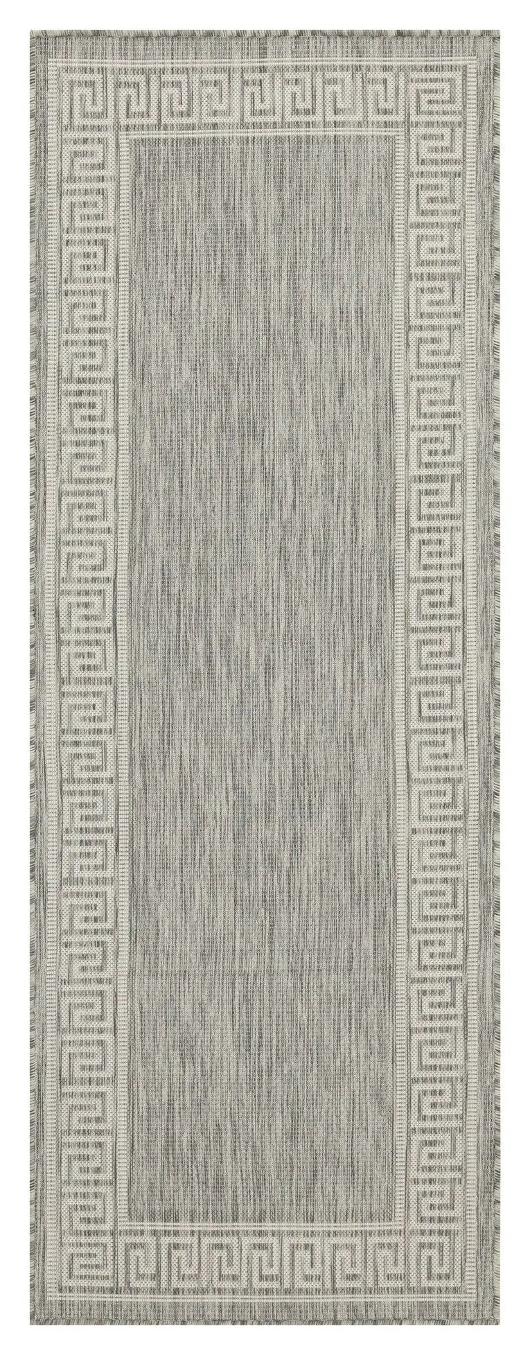 Sunshine polypropylene indoor/outdoor runner rug with Greek key by Unique Piece Furniture on Tampa Home & Garden Store