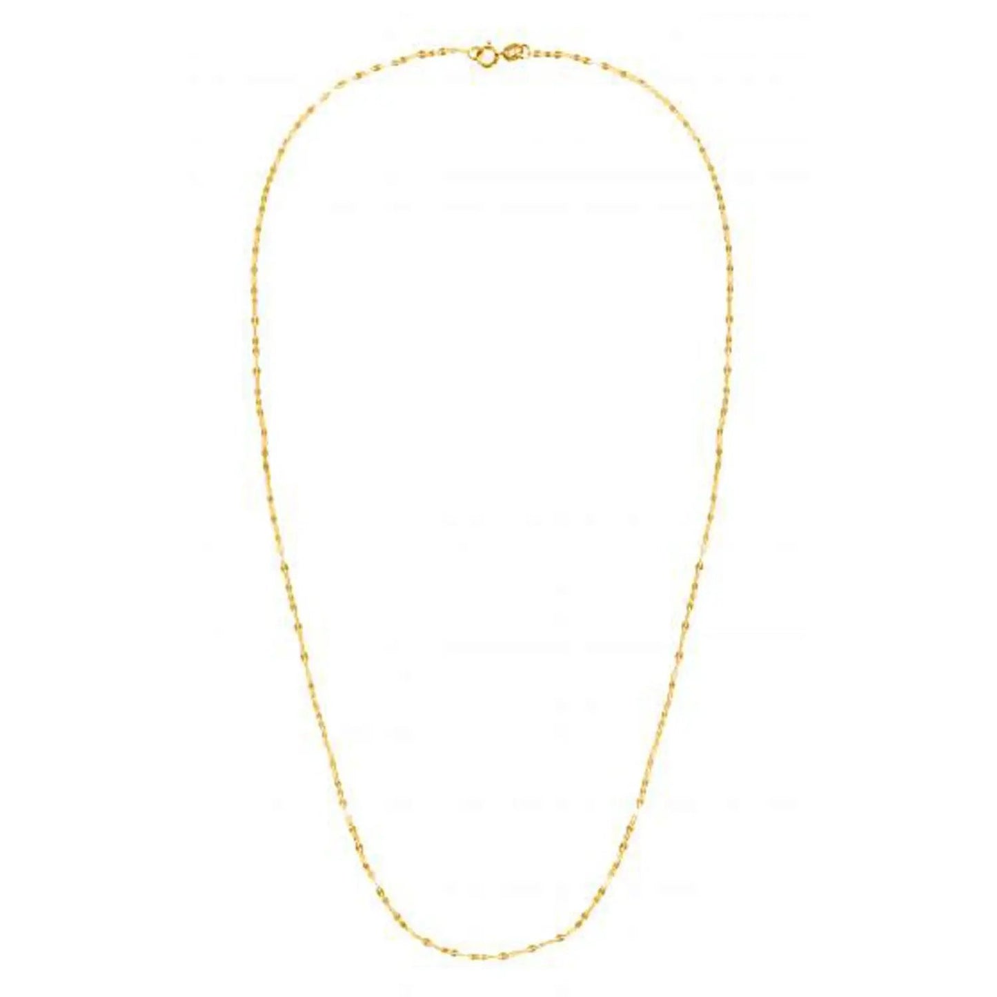14k yellow gold alternate Valentino chain necklace 1.40 mm by Bids.com on Tampa Home & Garden Store