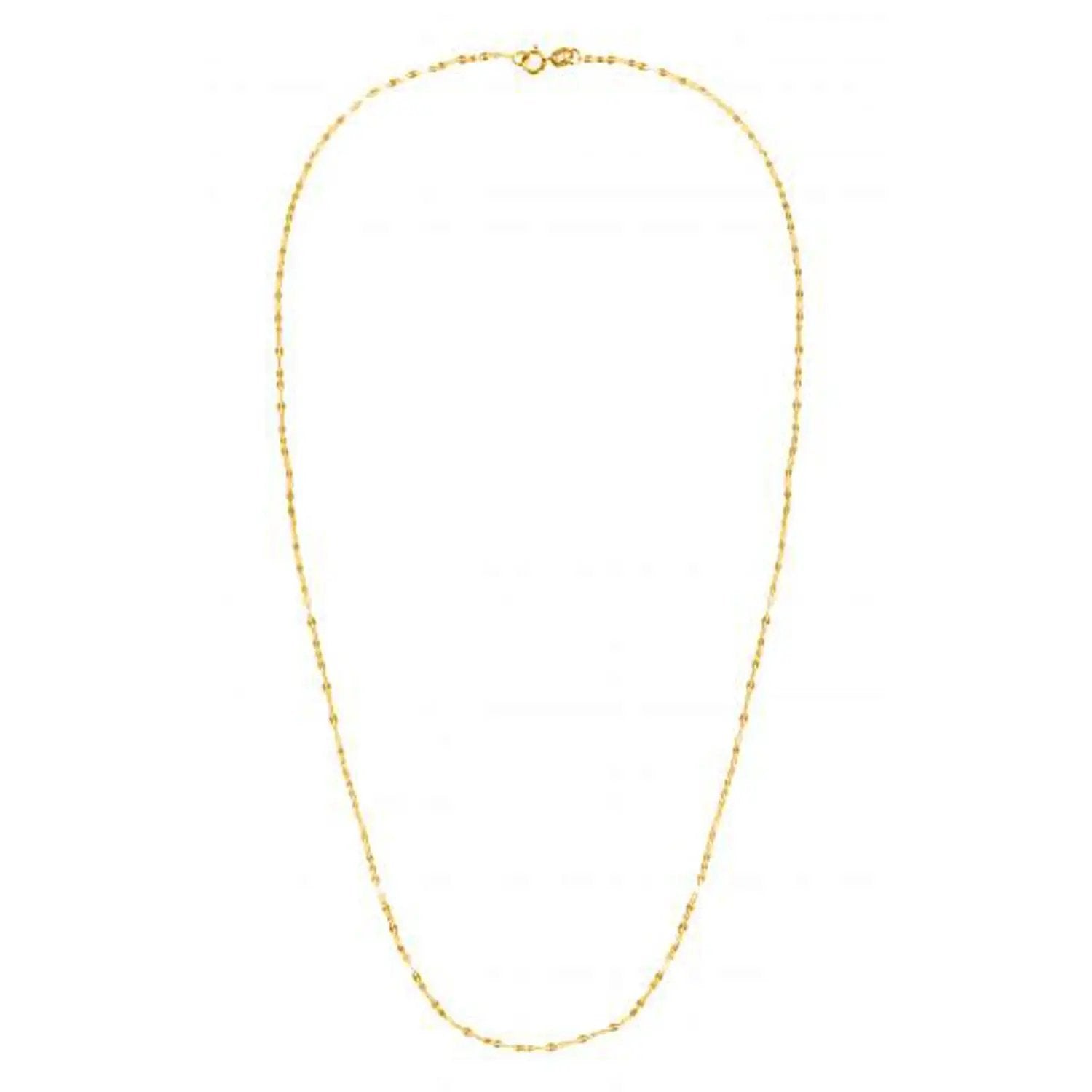 14k yellow gold alternate Valentino chain necklace 1.40 mm by Bids.com on Tampa Home & Garden Store