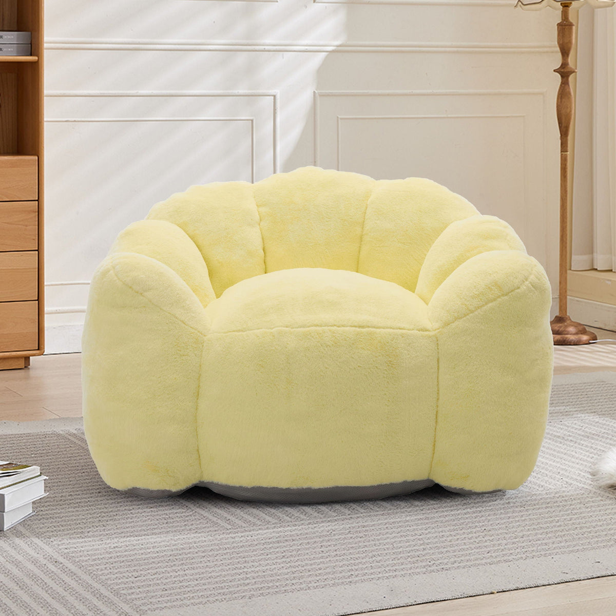 Elegant Lotus Style Pull Down Sofa with Legs