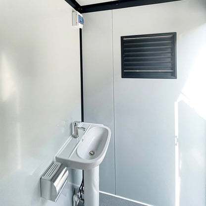 Portable Toilet Unit with Sink Shower and Fan