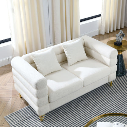Large Sectional Sofa With Deep Seat and Pillows