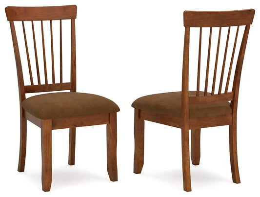 Berringer Dining Upholstered Chair Rustic Brown