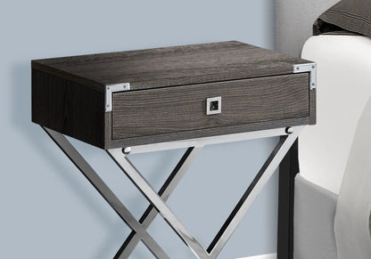 Accent Side Table with Storage Drawer Modern