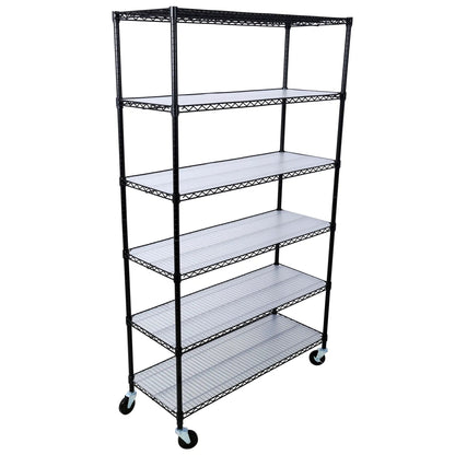 6 Tier NSF Metal Wire Shelving Unit for Storage