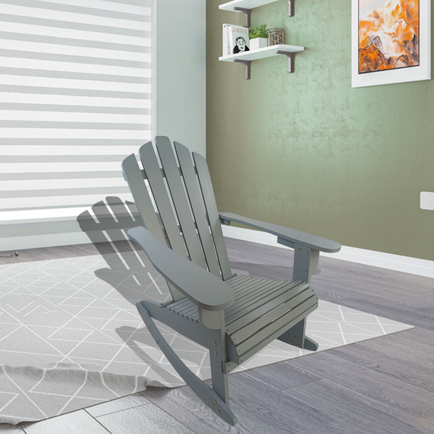 Reclining Adirondack Chair for the Front Porch