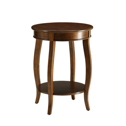 Aberta Storage Accent Table with Solid Wood Legs
