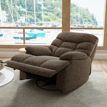 Modern Soft Fabric and Smooth Glider Recliner