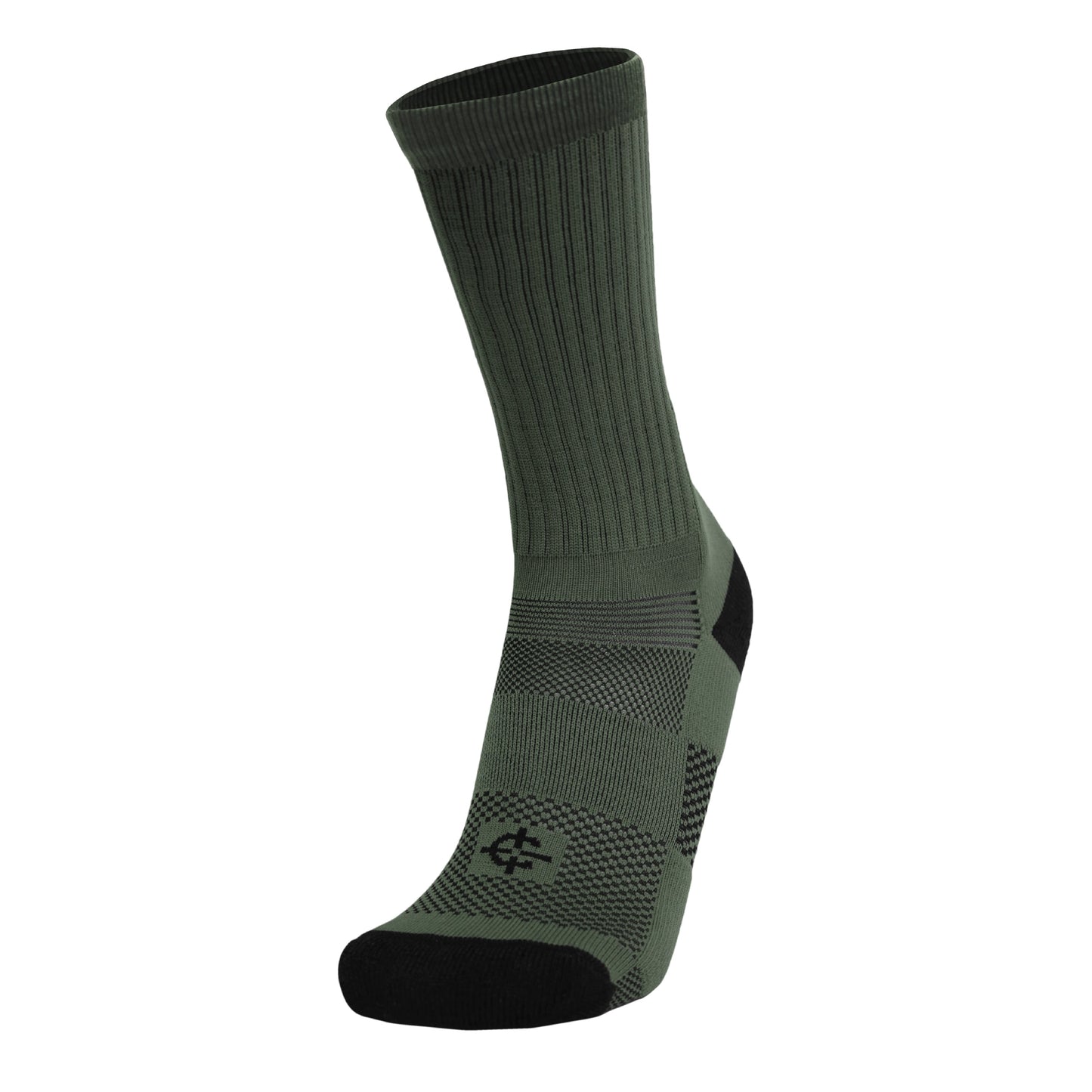 Jungle Sock green camouflage crew sock by Covert Threads on Tampa Home & Garden Store