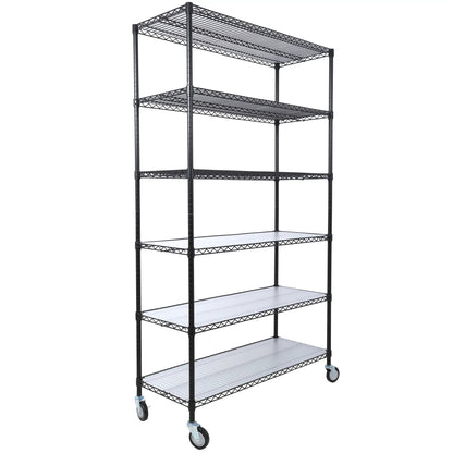 6 Tier NSF Metal Wire Shelving Unit for Storage