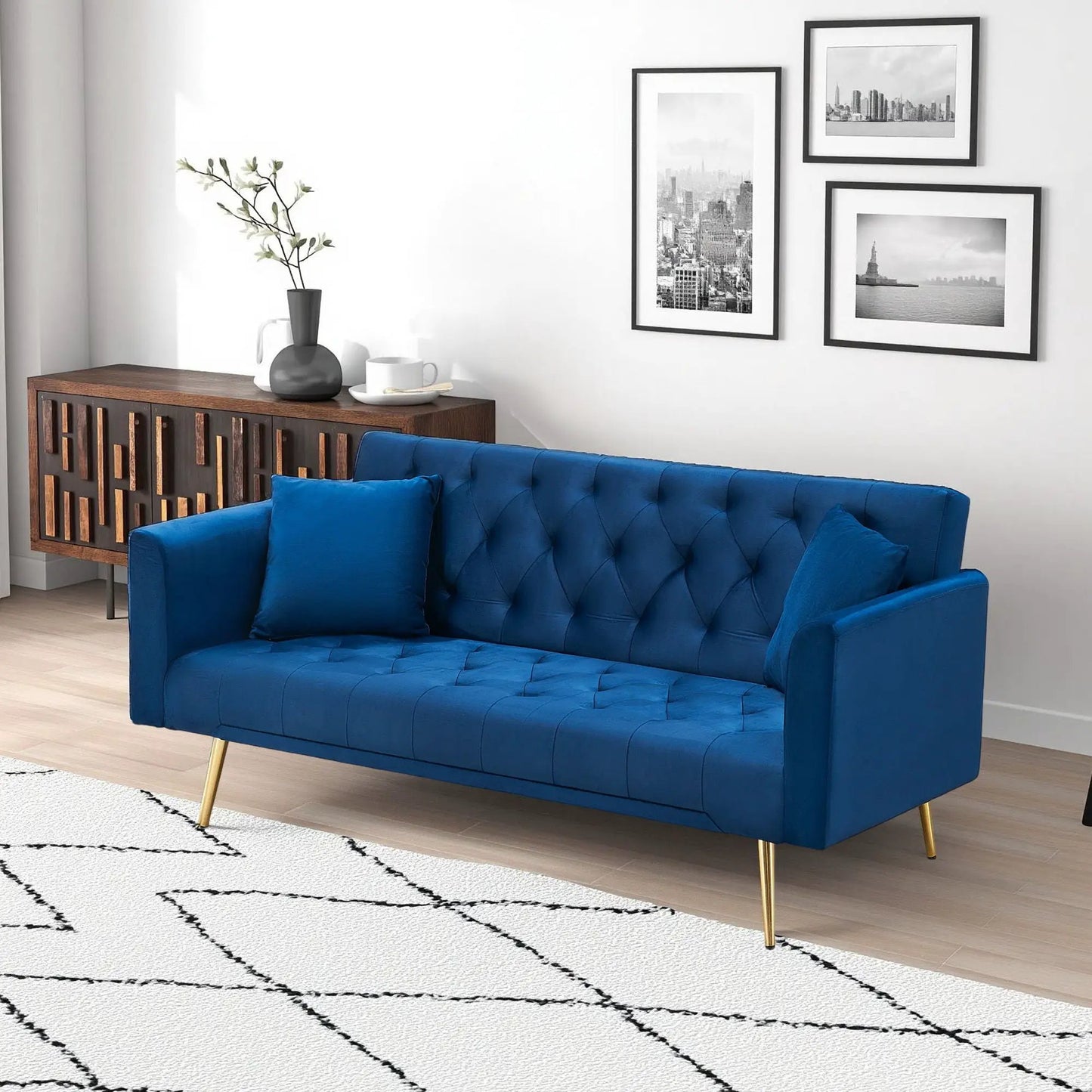 Convertible Double Folding Living Room Sofa Bed