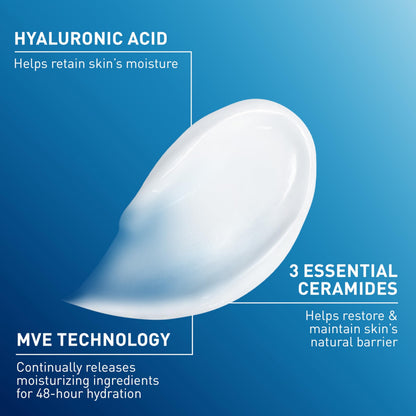 Face cream CERAVE Moisturizing Face Cream SPF 50, hydrating for normal to dry skin on Tampa Home & Garden Store