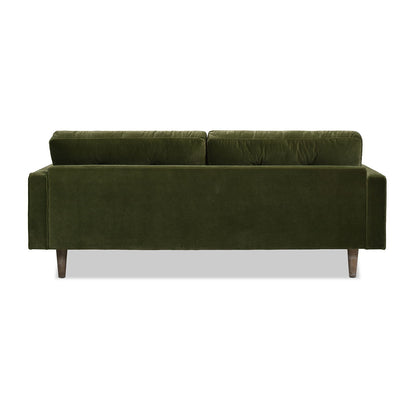Mid Century Modern Olive Sofa for Stylish Living