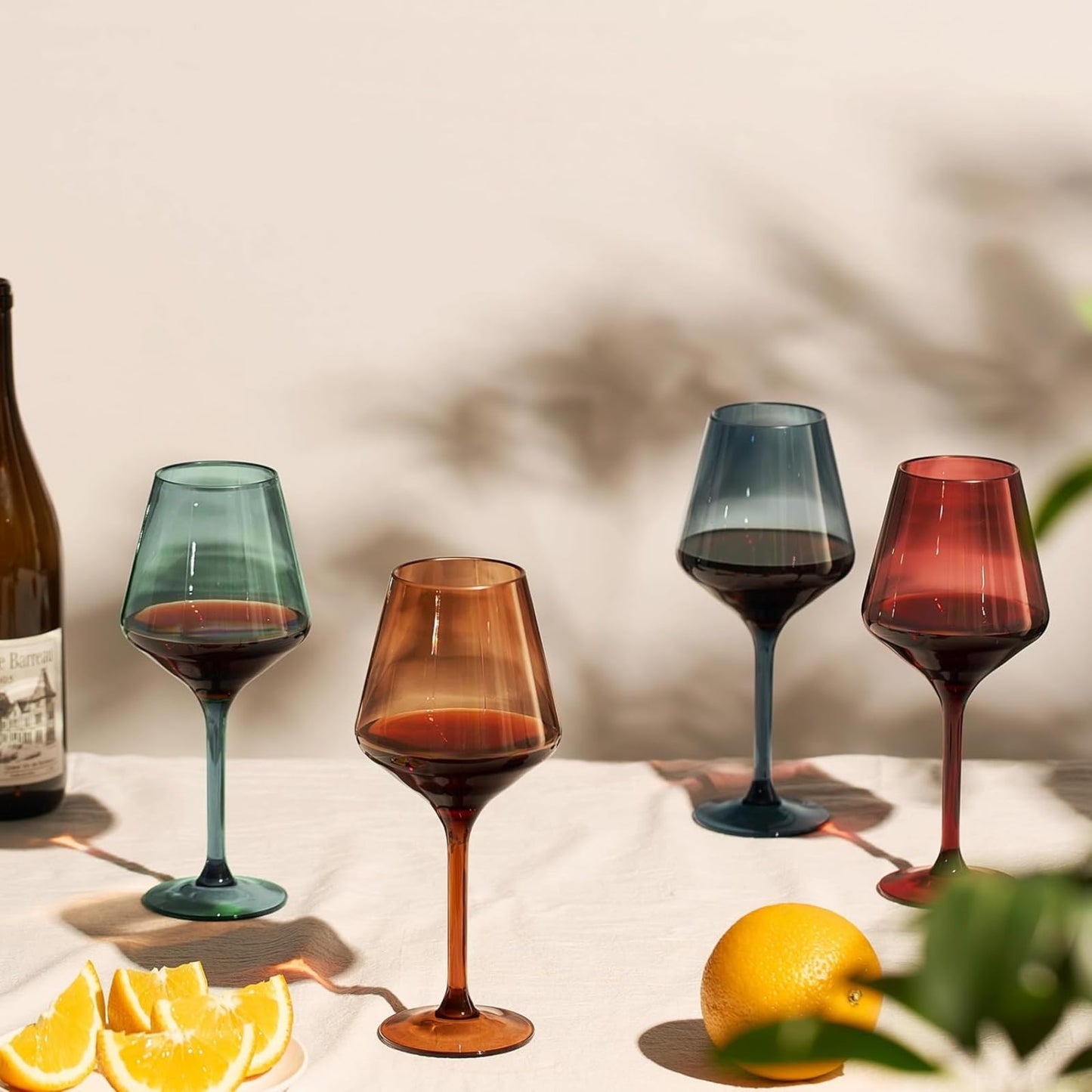 Floating Shatterproof Acrylic Wine Glasses
