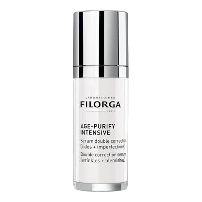 Filorga Age-Purify Intensive serum bottle with a silver cap and clear glass body on Tampa Home & Garden Store