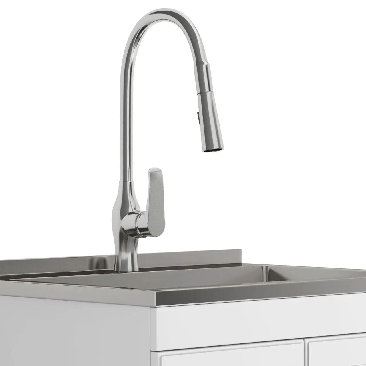 Lawrence Laundry Cabinet with Faucet and Sink