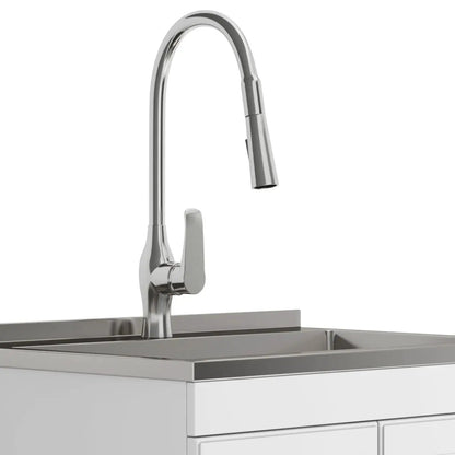 Lawrence Laundry Cabinet with Faucet and Sink