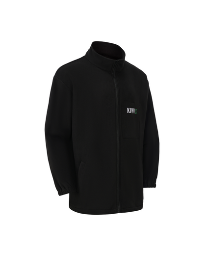 Kiwi High Visibility 3-in-1 Hooded & Fleece Lined ANSI/ISEA 107-2020 Reflector Contrast Trimmed Water Resistant Black Safety Jacket [R71600]