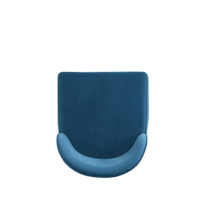 Dining chair set of 2 with blue upholstery and beech wood frame on Tampa Home & Garden Store