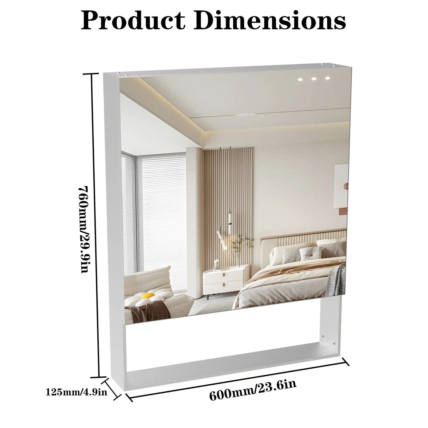 Medicine Cabinet With Mirror for Bathroom