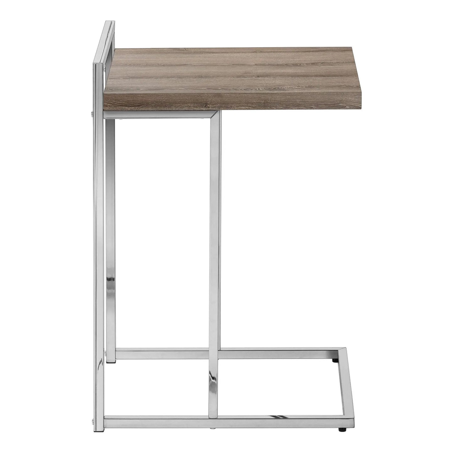 C Shaped Accent Table for Sofas and Beds Modern