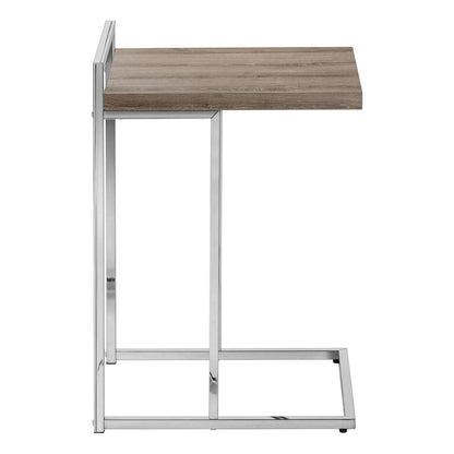 C Shaped Accent Table for Sofas and Beds Modern