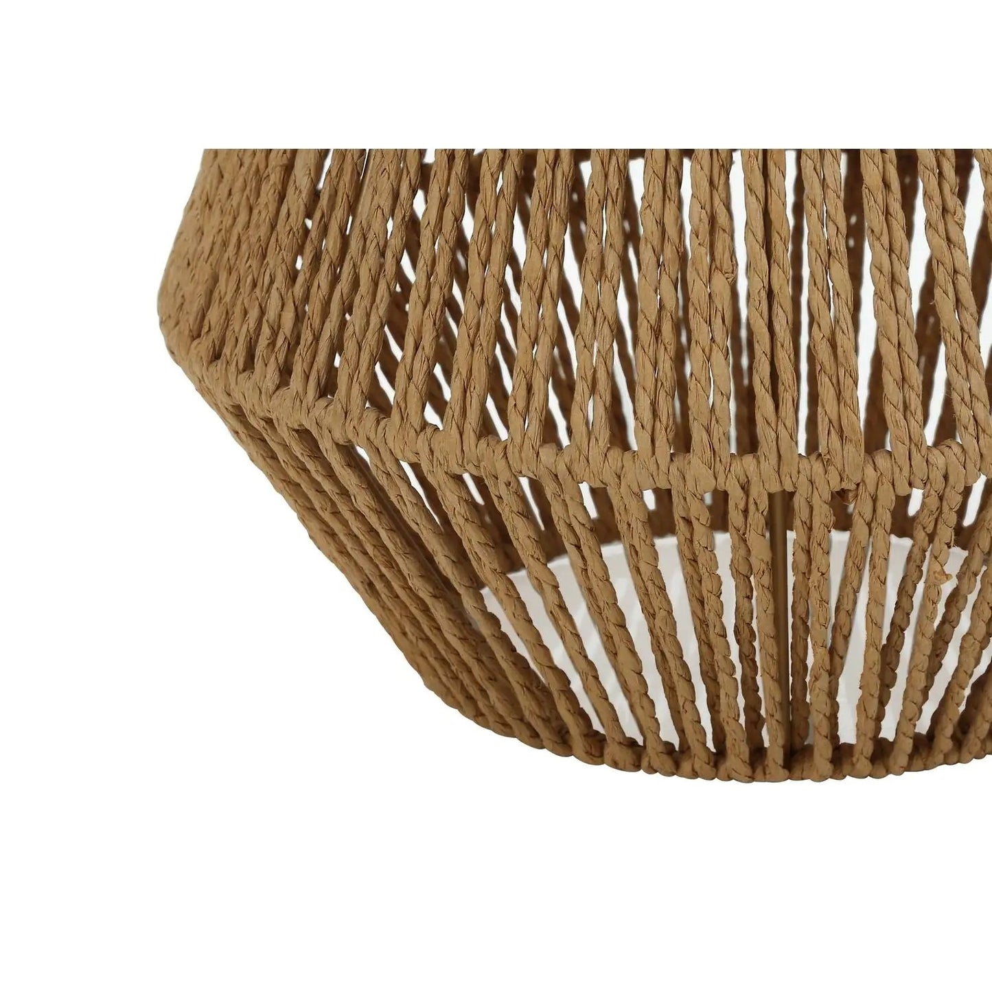 Table lamp rope-woven shade brown, transitional style by Unique Piece Furniture on Tampa Home & Garden Store