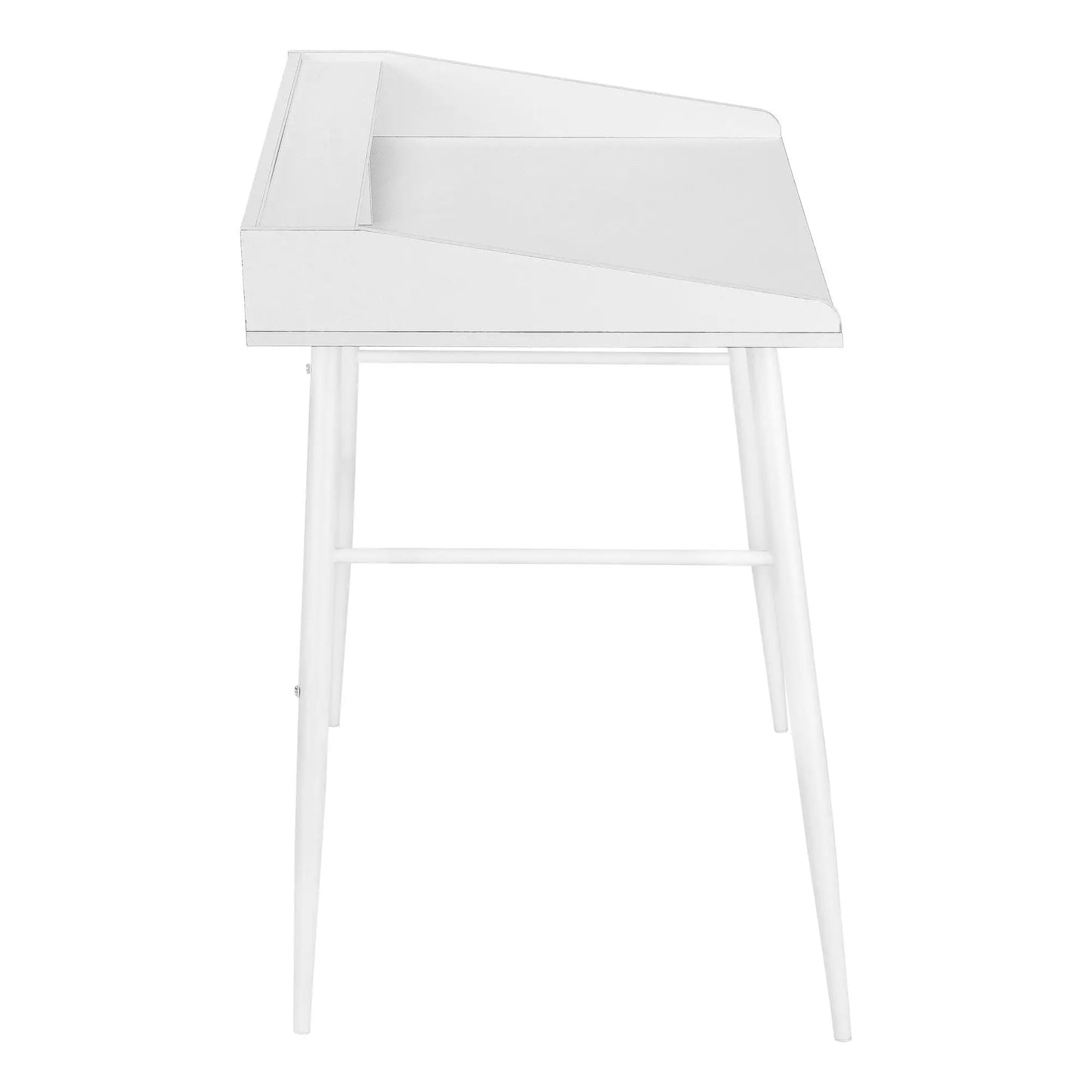 Computer desk with angled top and white finish by Unique Piece Furniture on Tampa Home & Garden Store
