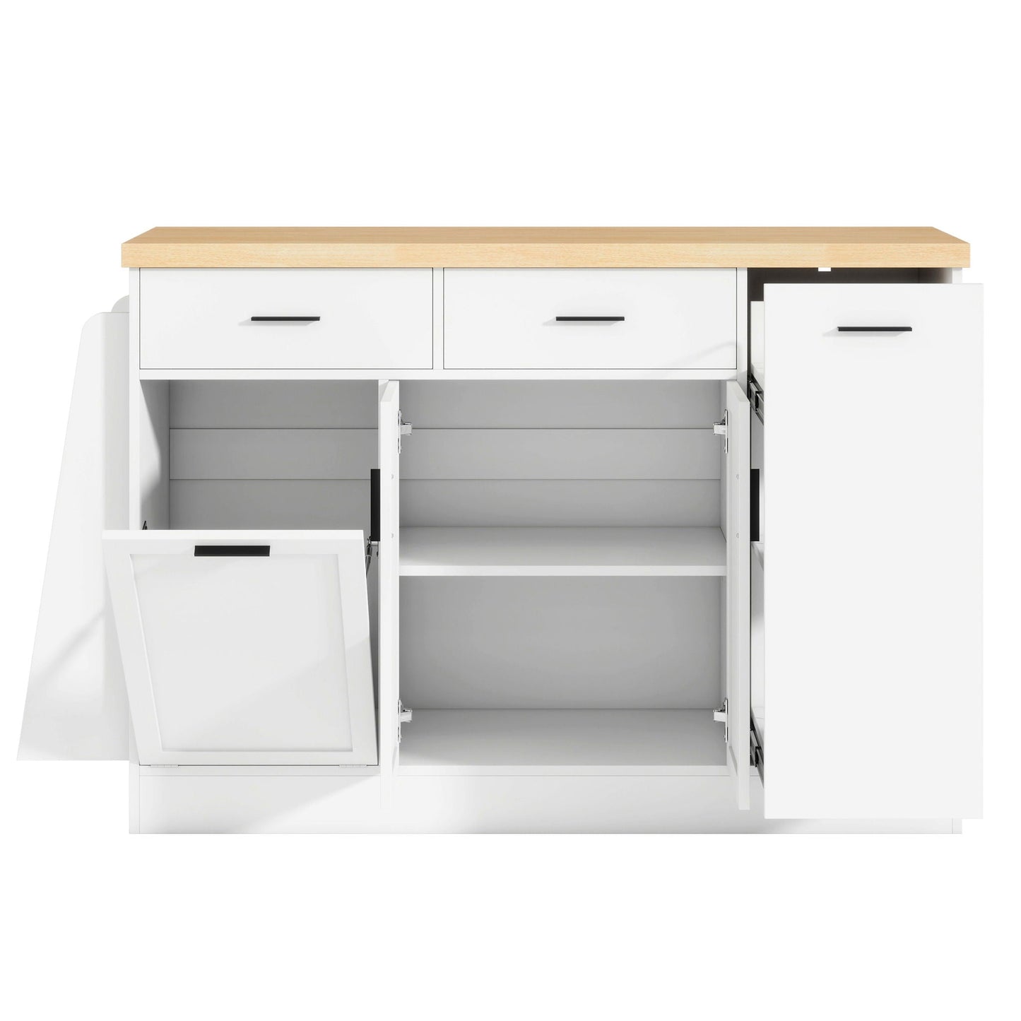Kitchen Sideboard and Cabinet with Spice Rack