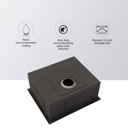Modern Deep Single Bowl and Stainless Steel Sink