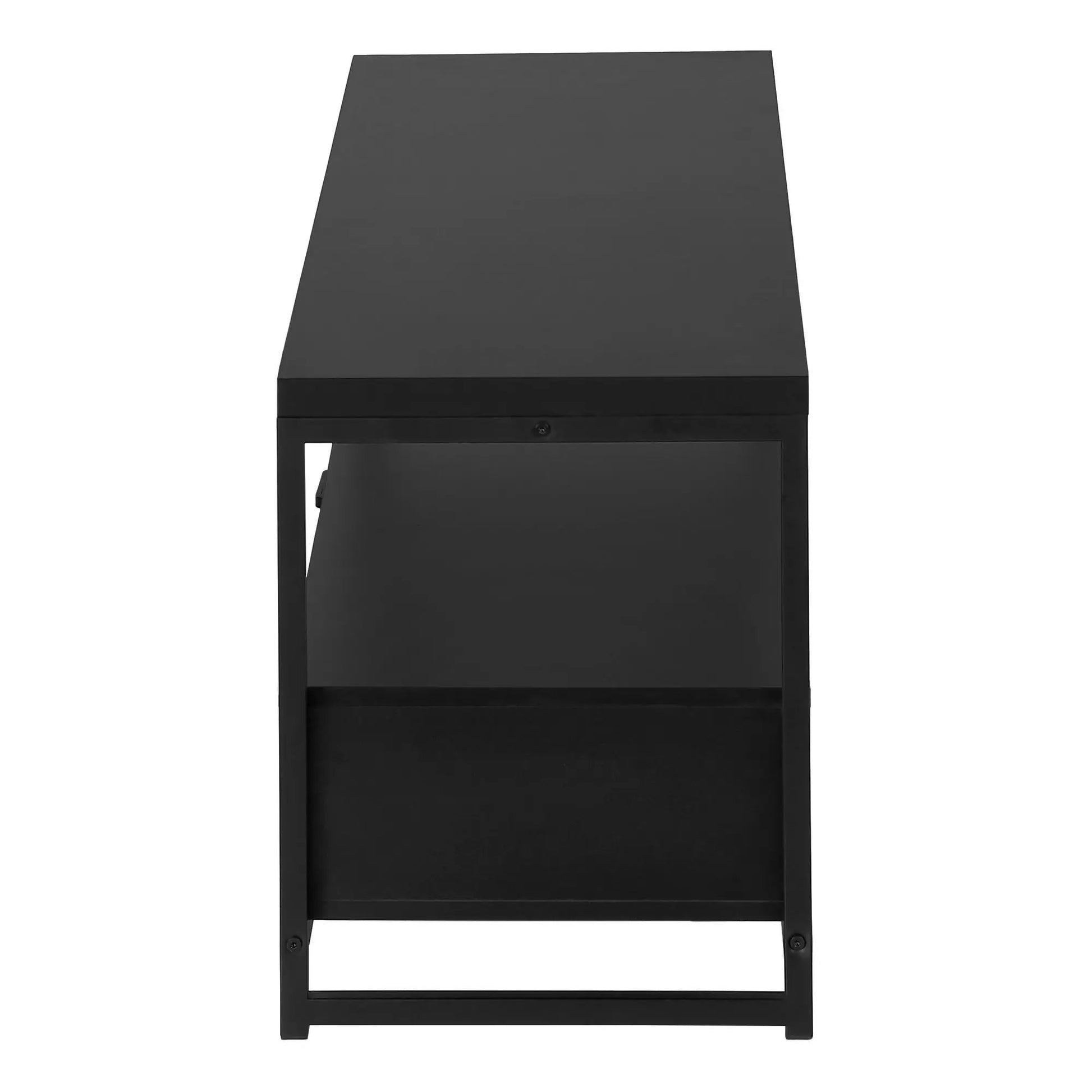 TV stand black contemporary console with storage drawers and shelf Unique Piece Furniture on Tampa Home & Garden Store