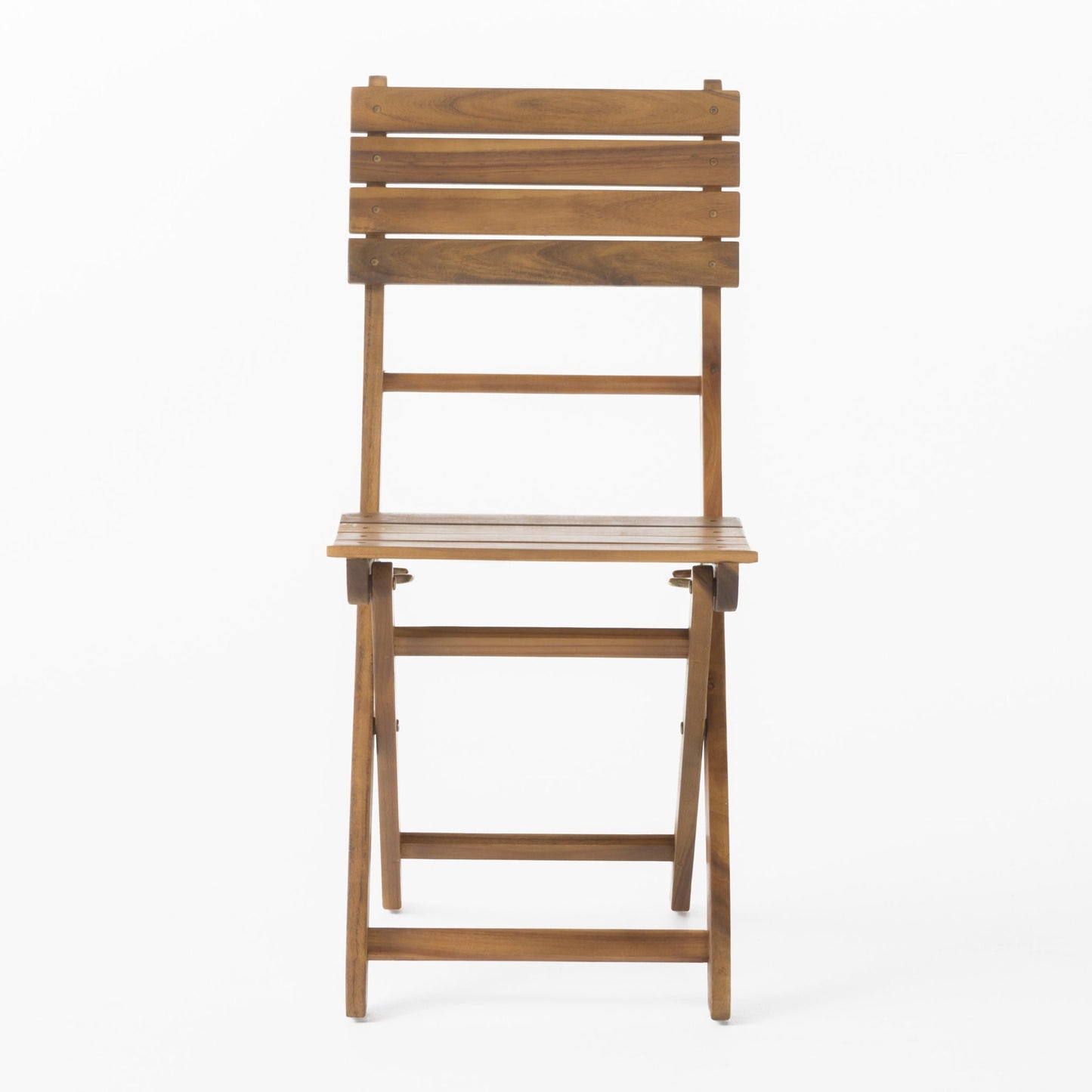 Outdoor Foldable Wood Dining Chair Set of Two