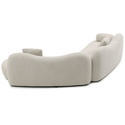 Modern Curved Modular Sofa Set for a Living Room
