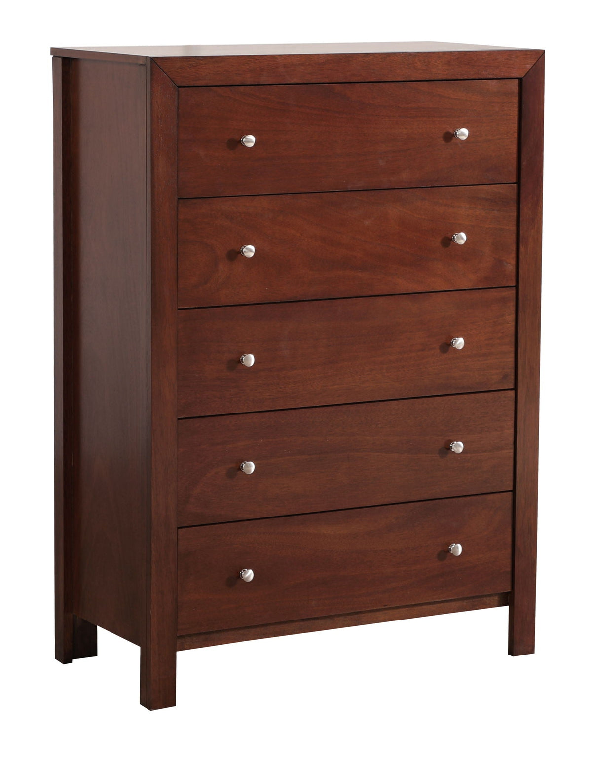 Modern elegant transitional storage chest with drawers in dark mahogany by HouseOfZazla on Tampa Home & Garden Store