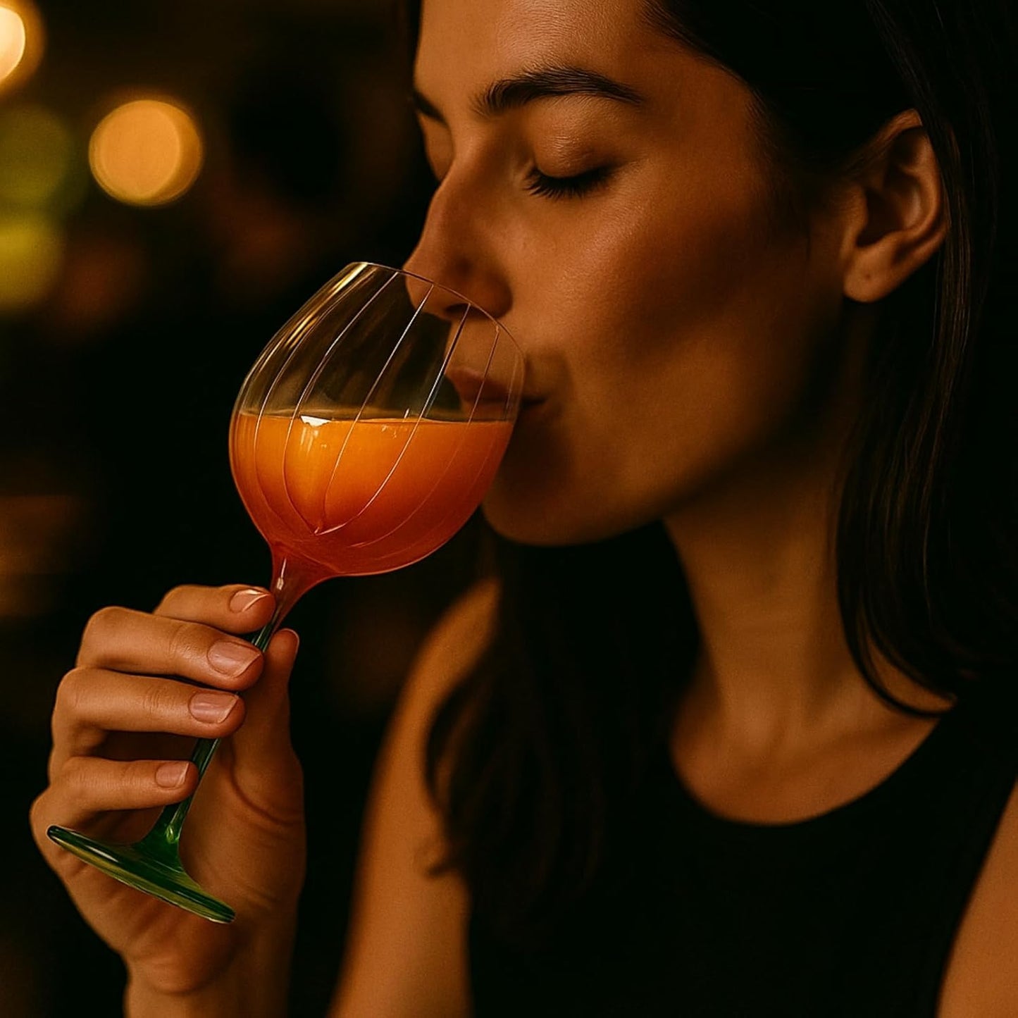Lightweight Pumpkin Wine Glasses For a Cozy Party