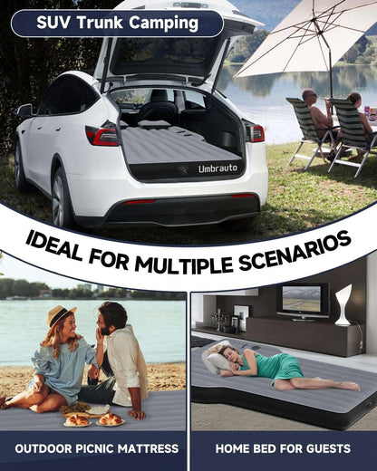 Umbrauto SUV air mattress gray in the Tesla Y trunk for car camping on Tampa Home & Garden Store