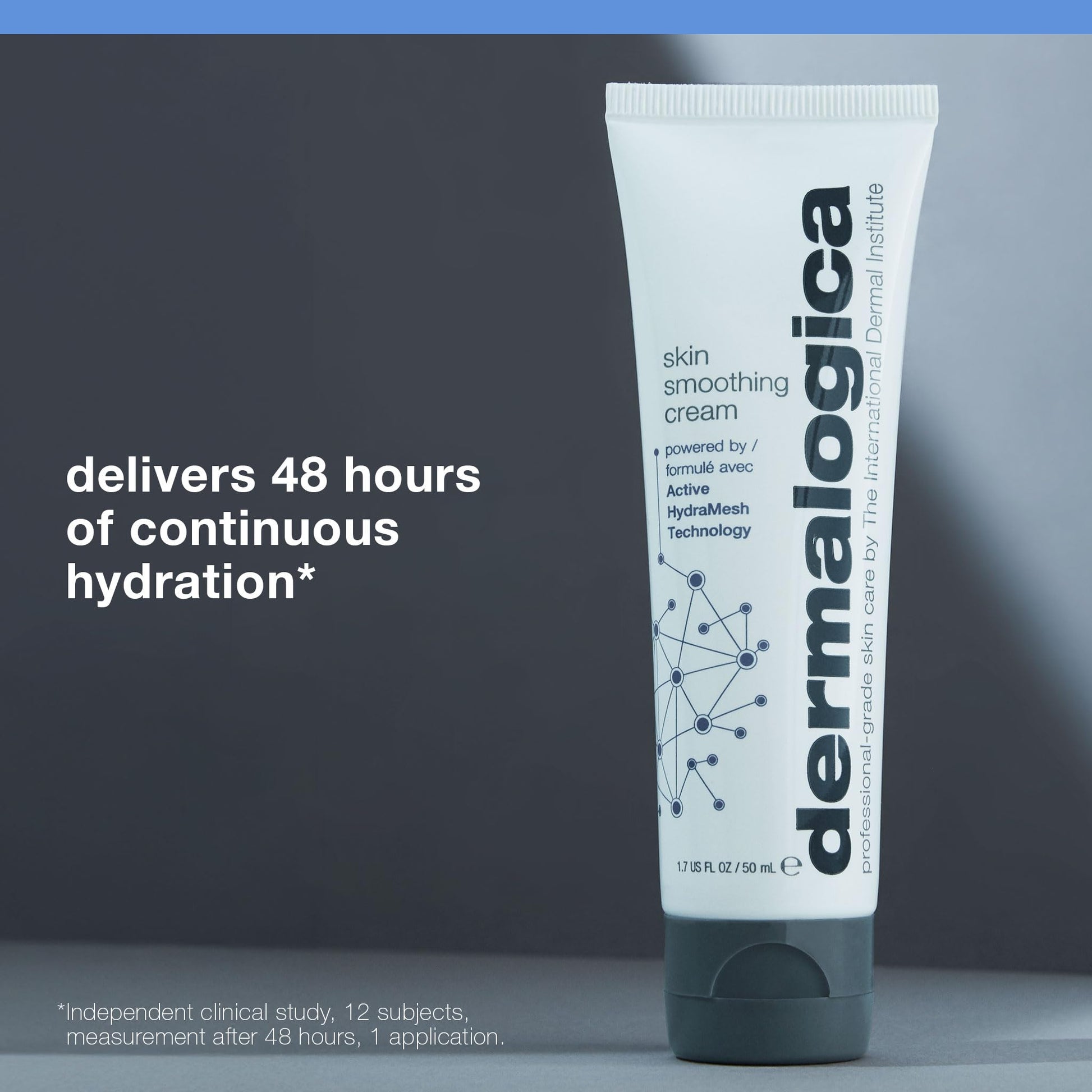 Dermalogica Skin Smoothing Cream tube with bold logo, hydrating facial moisturizer on Tampa Home & Garden Store