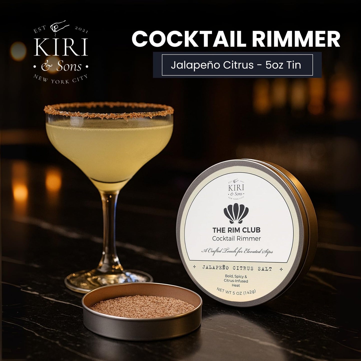 Jalapeno Citrus Cocktail Rimmer Salt For Drinks