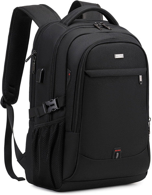 Waterproof Laptop Backpack 15.6 Inch Travel Business Anti Theft Black - Tampa Home & Garden Store