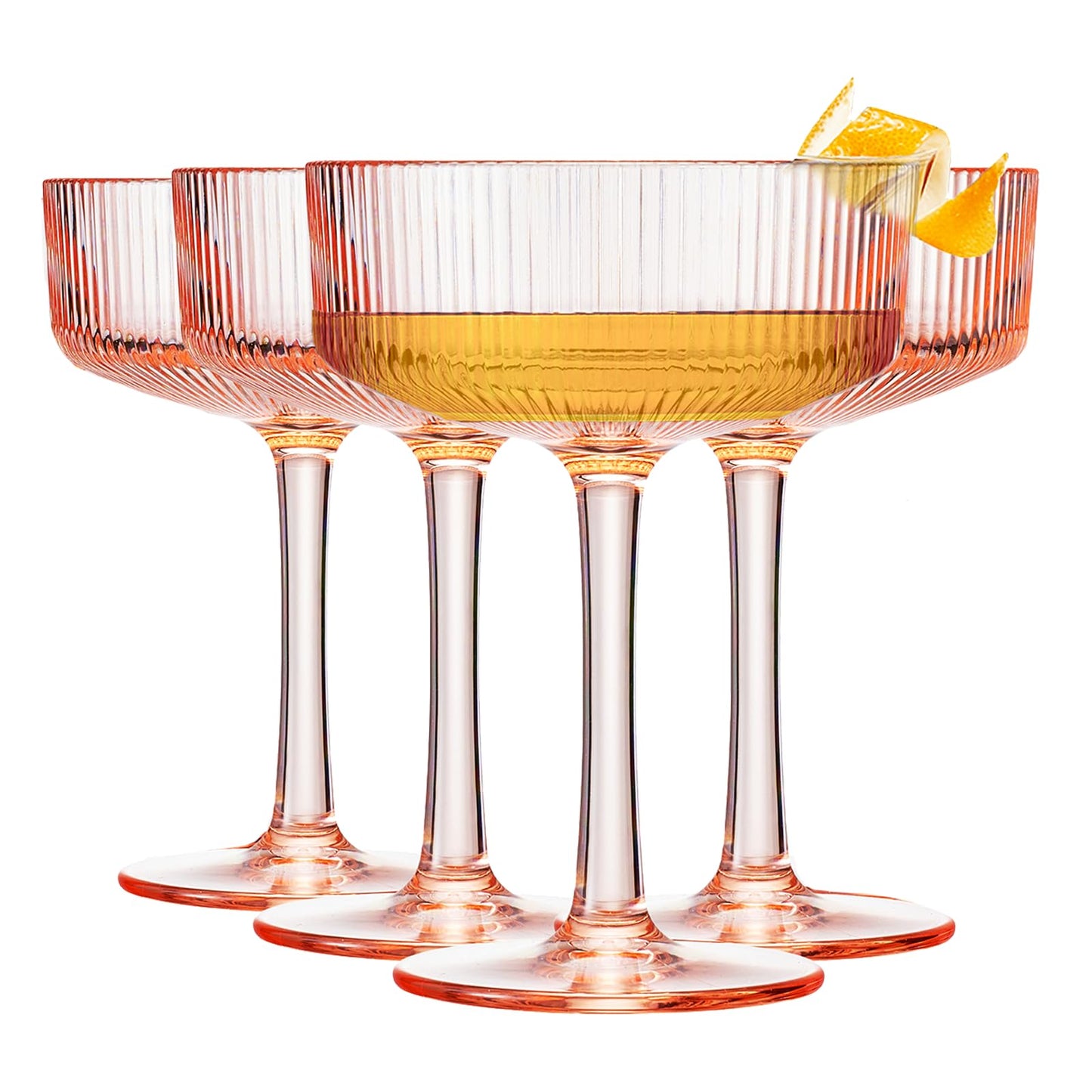 Madrid Acrylic Champagne Glasses Set of Four