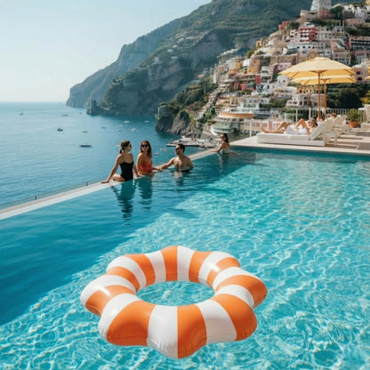 Amalfi Scalloped Inflatable Pool Float Ring