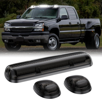 LED roof cab lights kit AutoLEDTech.com smoked white amber for GMC/Chevy 1 bar 2 lamps on Tampa Home & Garden Store