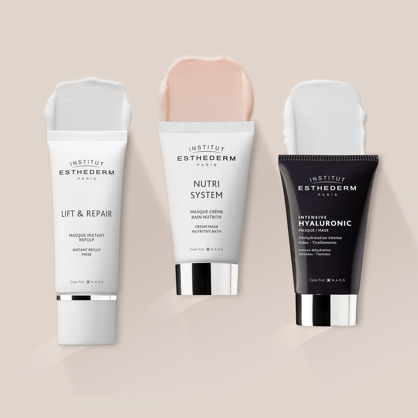 3 Esthederm Paris face masks Lift & Repair; Nutri System; Intensive Hyaluronic on Tampa Home & Garden Store