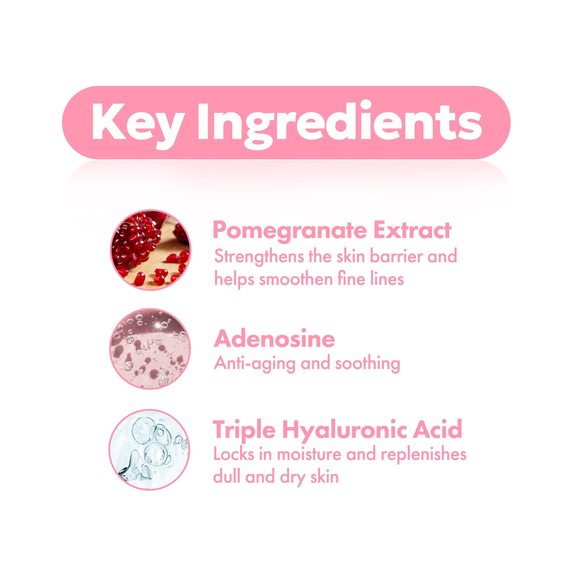 Face serum Frudia Pomegranate Nutri-Moisturizing Serum 50g by Beauty Care Bag; key ingredients on Tampa Home & Garden Store