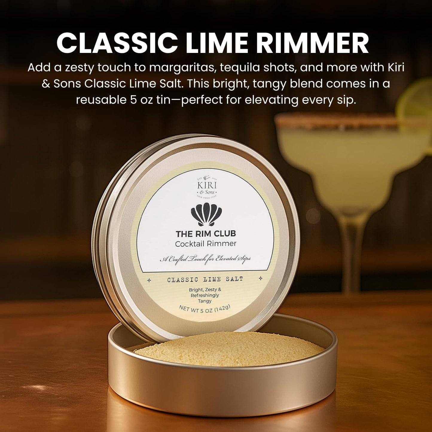 Classic Lime Cocktail Rimmer Salt For Tequila