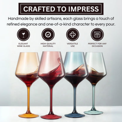 Floating Shatterproof Acrylic Wine Glasses