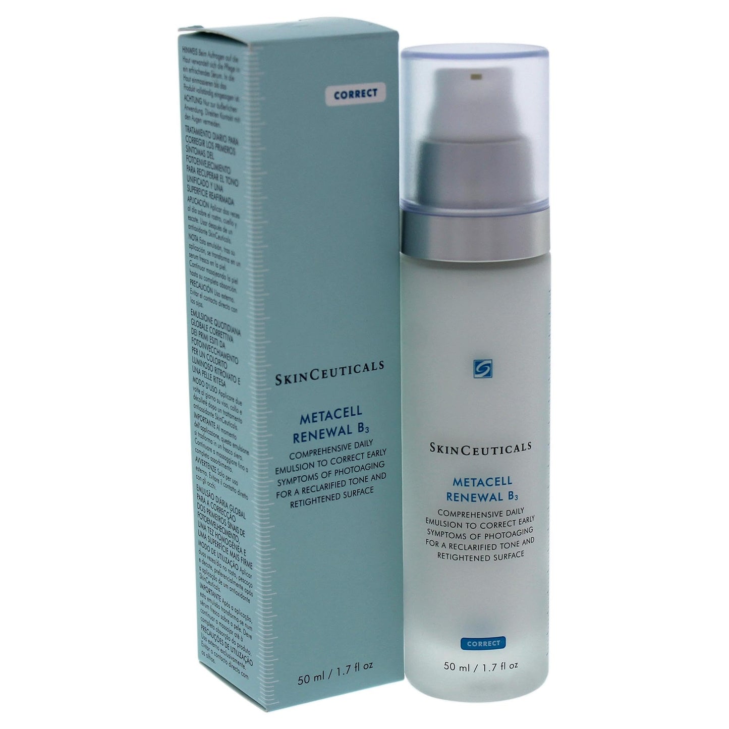 SkinCeuticals Metacell Renewal B3 face cream box and bottle set, 50 ml, anti-aging moisturizer on Tampa Home & Garden Store