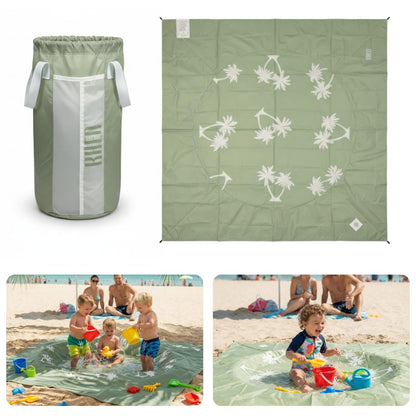 Baby Beach Splash Mat Green And Lightweight Design