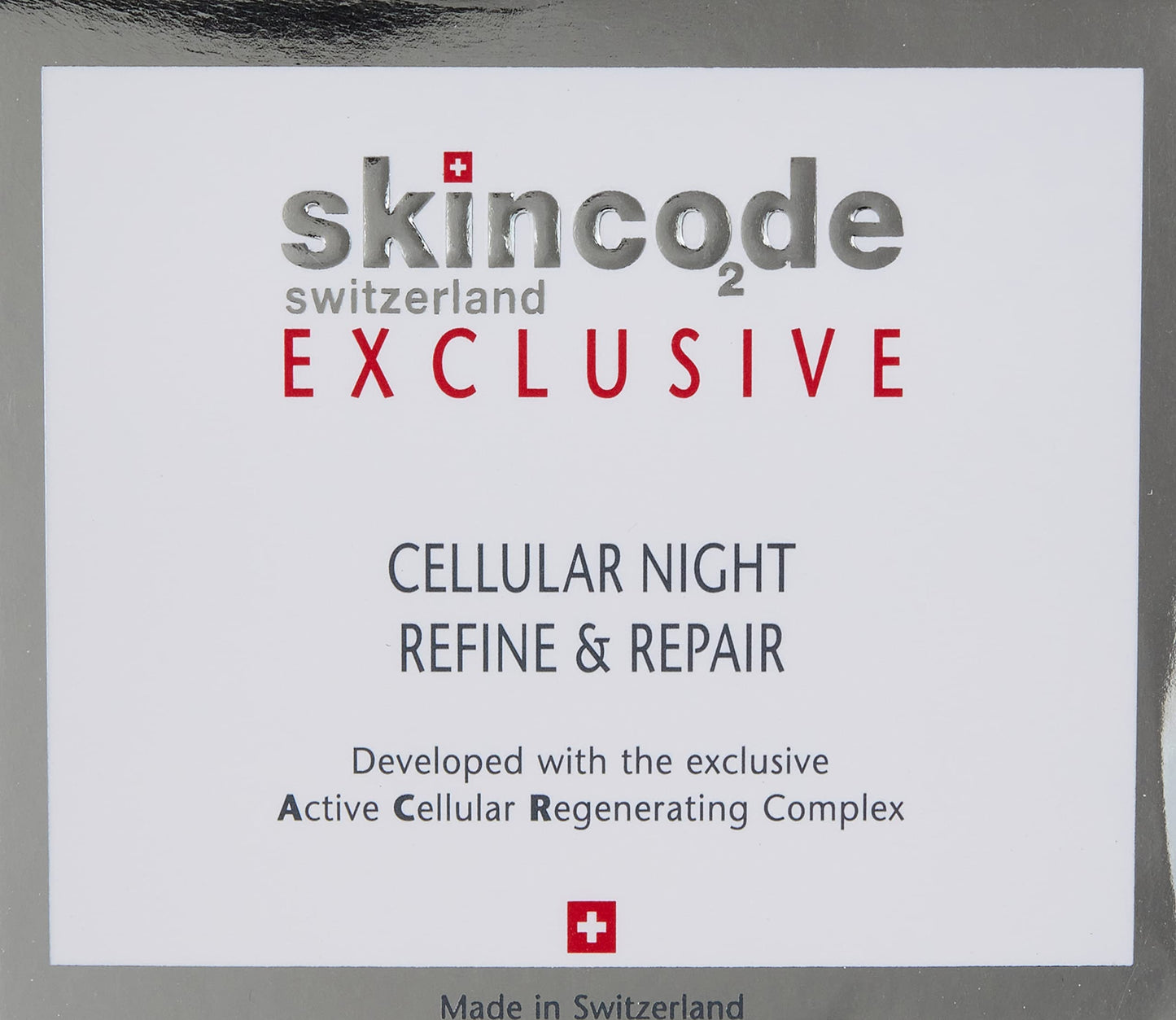 Face cream Skincode Cellular Night Exclusive label on white packaging on Tampa Home & Garden Store